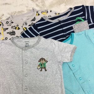 4 Carter’s Baby Rompers